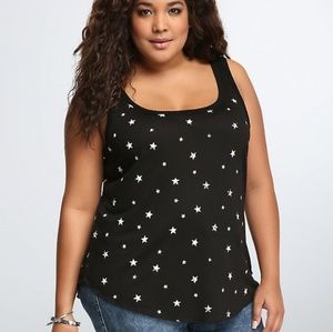 Star Print Tank Top